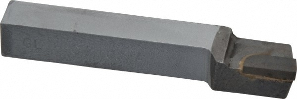 Single Point Tool Bit: 1/2'' Shank Width, 1/2'' Shank Height, C2 Solid Carbide Tipped, LH, GL, Offset End Cutting