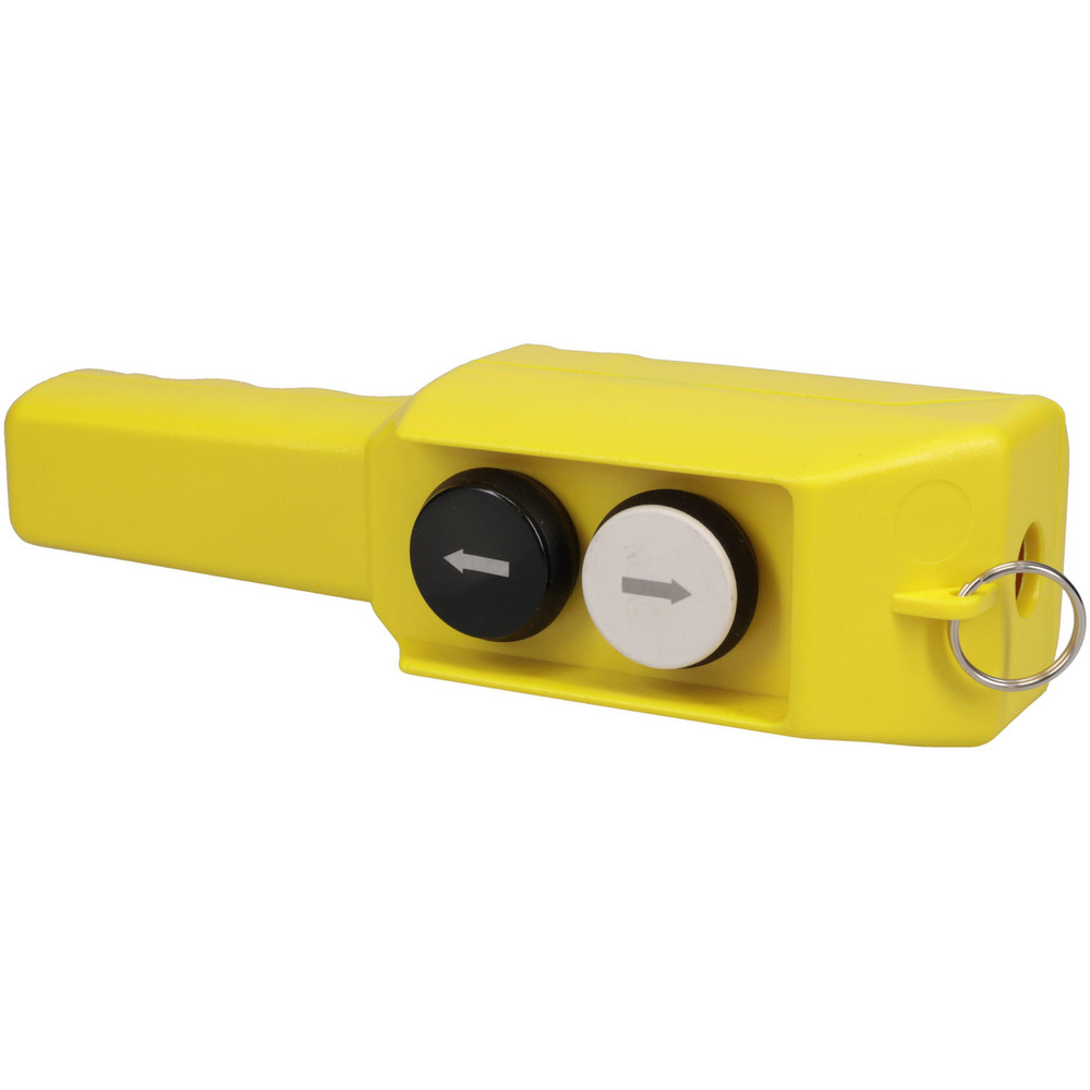 Pendant Control Station: Momentary, NO/NC - 2 Pushbutton Operators, Booted Head Operator