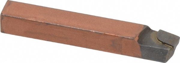 Single Point Tool Bit: 5/16'' Shank Width, 5/16'' Shank Height, C5 Solid Carbide Tipped, RH, BR, Lead Angle Turning