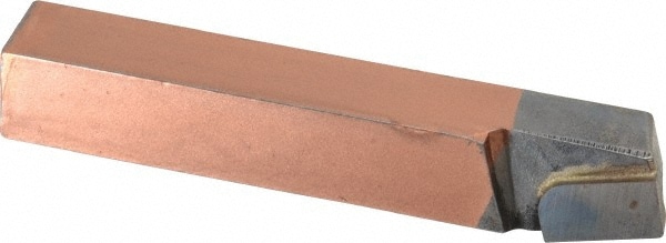 Single Point Tool Bit: 5/8'' Shank Width, 5/8'' Shank Height, C5 Solid Carbide Tipped, LH, BL, Lead Angle Turning