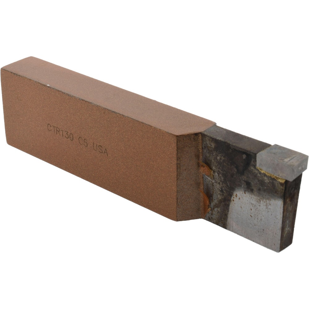 Single-Point Tool Bit: CTR, Cut-Off & Grooving, 5/8 x 1-1/4" Shank