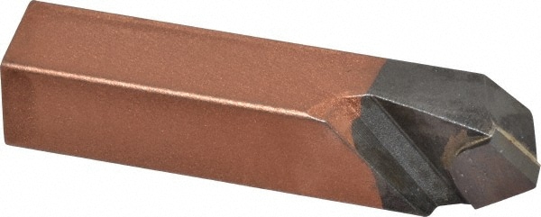 Single Point Tool Bit: 1/2'' Shank Width, 1/2'' Shank Height, C5 Solid Carbide Tipped, Neutral, TSE, Square Shank Boring