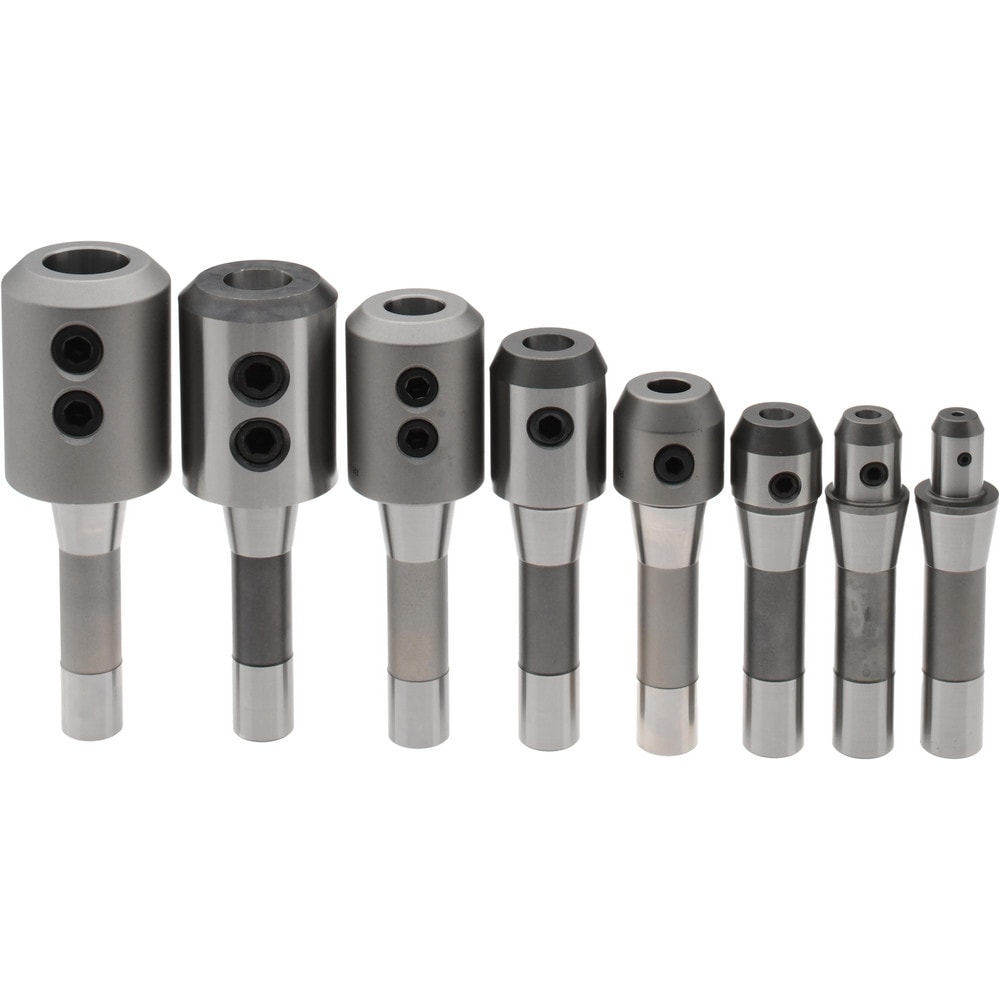 R8 Taper, 3/16 to 1-1/4 Inch Hole Diameter End Mill Holder Set