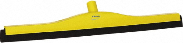 Floor squeegee w/Replacement Cassette, 23.6", Yellow