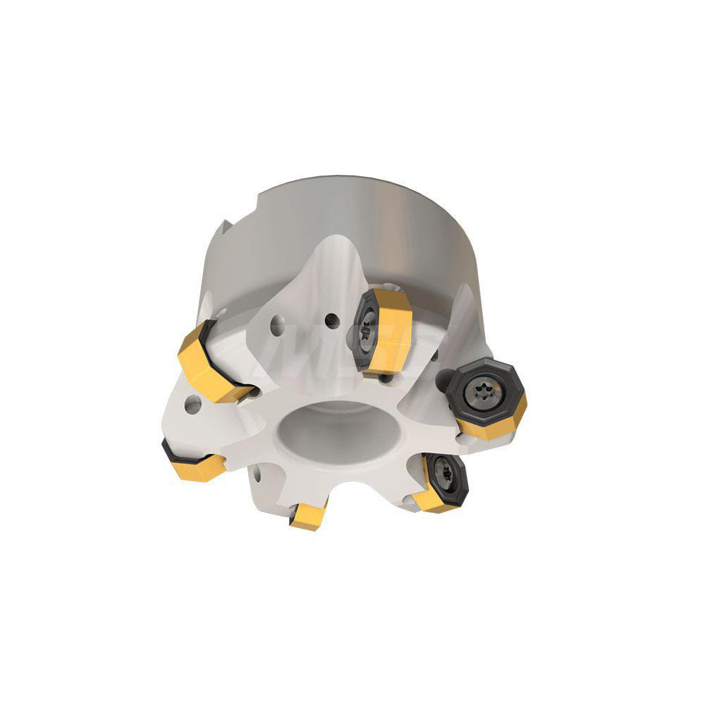 Iscar Indexable HighFeed Face Mill 2.092 to 2.5" Cut Dia, 1" Arbor