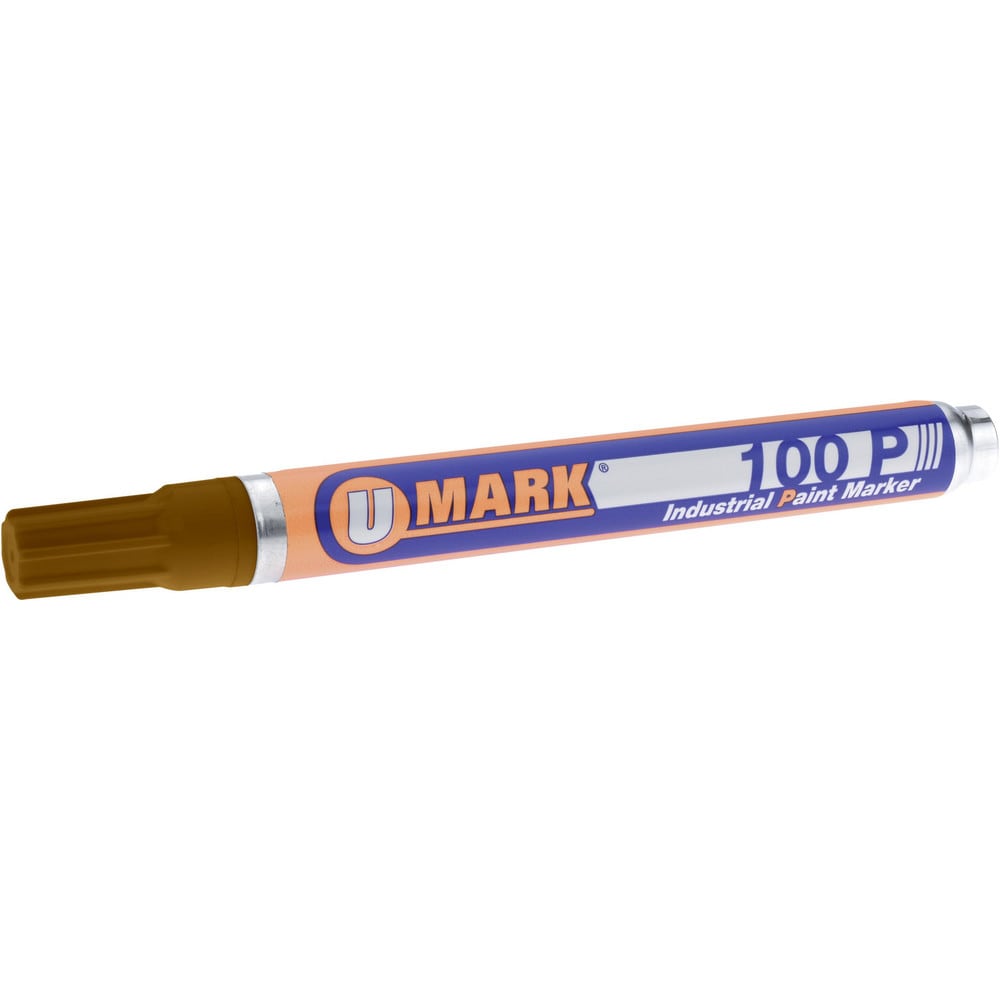 Solid Paint Marker: Brown, Oil-Based, Bullet Point