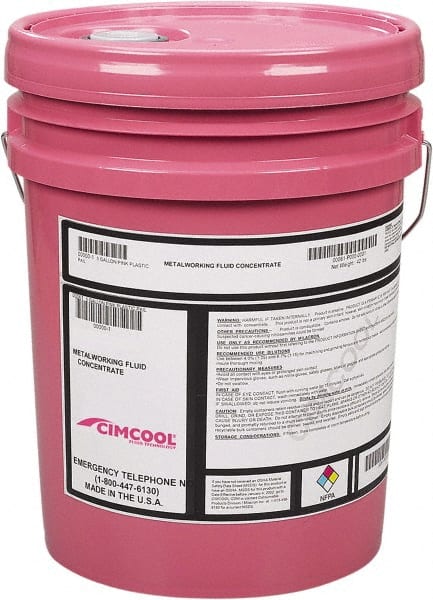 Cimcool B01525-P000 Cutting & Grinding Fluid: 5 gal Pail 