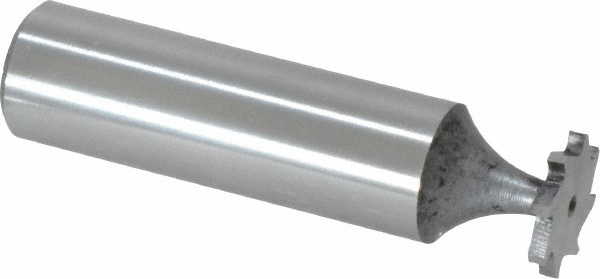 Made in USA STKY350 Woodruff Keyseat Cutter: 0.5" Cut Dia, 0.0625" Cut Width, 1/2" Shank Dia, Staggered Tooth Image