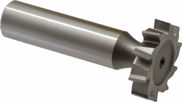 Made in USA STKY750 Woodruff Keyseat Cutter: 1" Cut Dia, 0.2188" Cut Width, 1/2" Shank Dia, Staggered Tooth Image