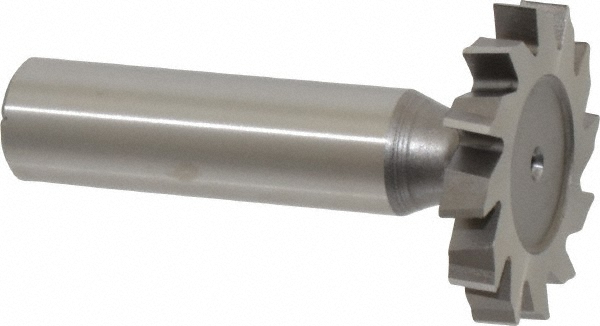 Made in USA STKY925 Woodruff Keyseat Cutter: 1.25" Cut Dia, 0.1875" Cut Width, 1/2" Shank Dia, Staggered Tooth Image