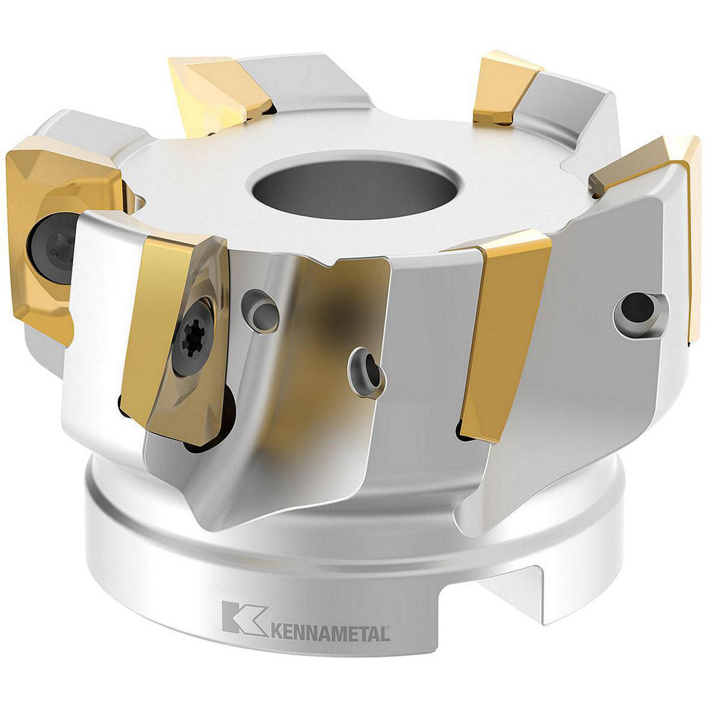 Kennametal 2267620 8" Cut Diam, 2-1/2" Arbor Hole Diam, 0.71" Max Depth, Indexable Square-Shoulder Face Mill Image