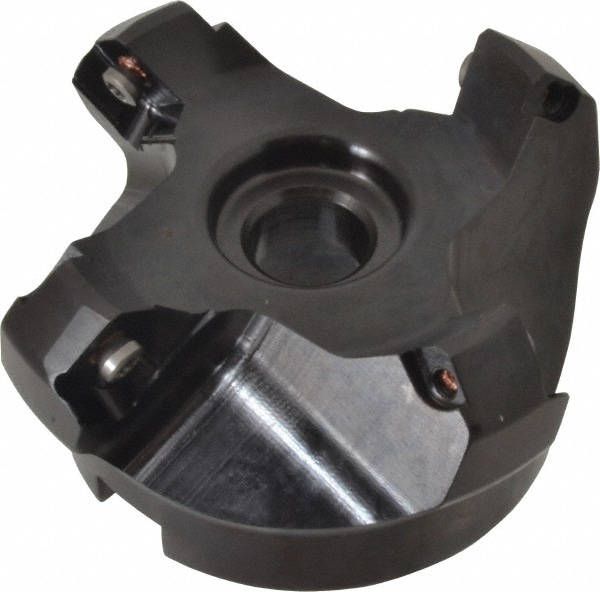 Kennametal 1817868 62.99mm Cut Diam, 1" Arbor Hole, 6.6mm Max Depth of Cut, 45° Indexable Chamfer & Angle Face Mill Image