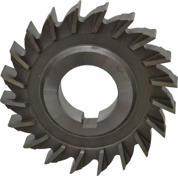 Made in USA SM3500 Side Milling Cutter: 3" Cutter Dia, 1/2" Cutting Width, 1" Arbor Hole, 20 Teeth Image