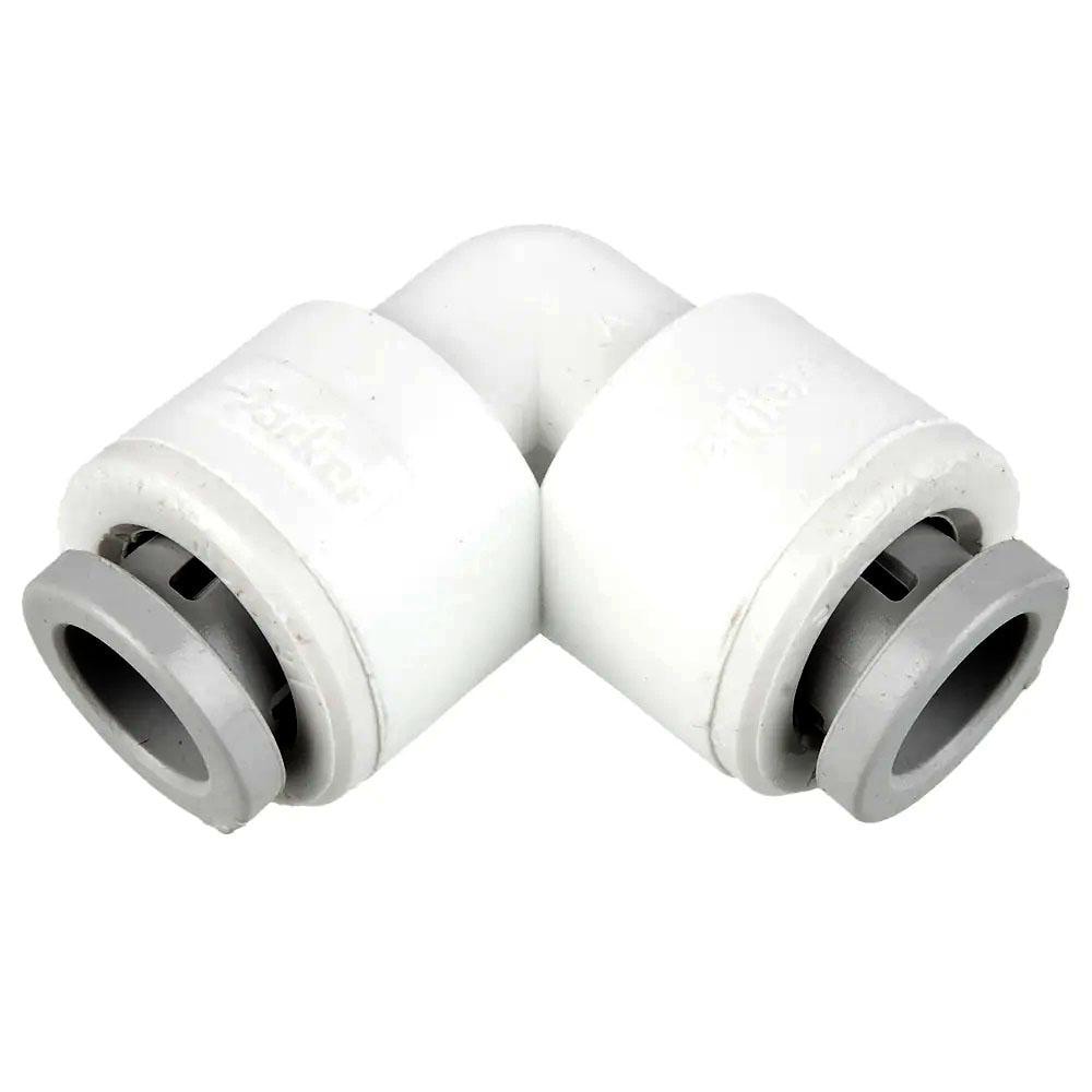 Push-To-Connect Tube to Tube Tube Fitting: Union, 3/8 x 1/4" OD