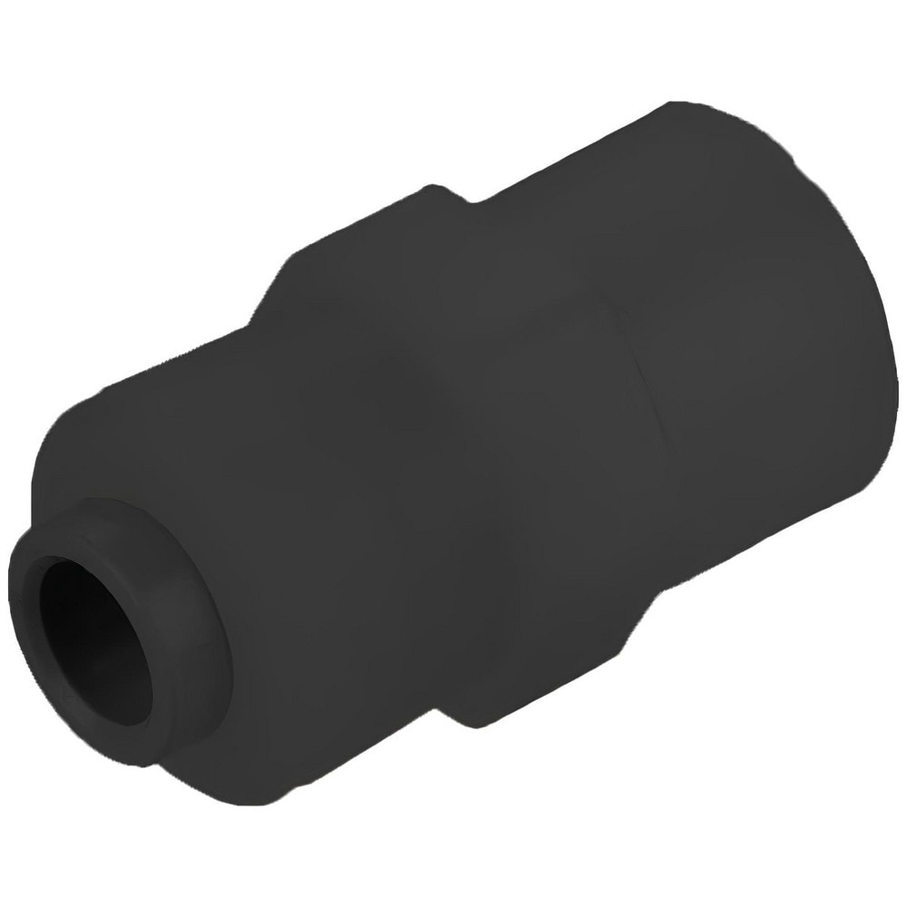 Push-To-Connect Tube Fitting: Faucet Adapter, 7/16-24 Thread, 3/8" OD