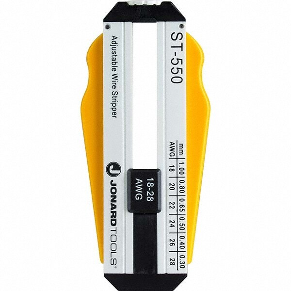 Wire Stripper: 28 AWG to 18 AWG Max Capacity