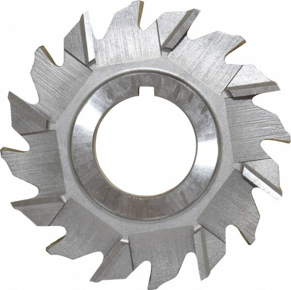 Side Milling Cutter: 2-1/2" Cutter Dia, 5/16" Cutting Width, 7/8" Arbor Hole, 16 Teeth