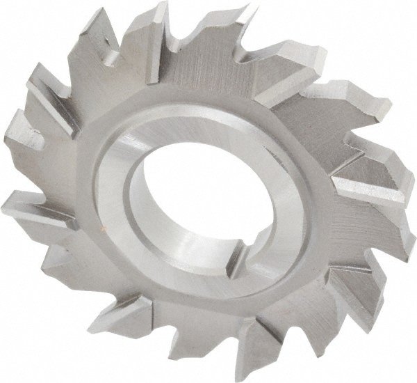 Side Milling Cutter: 2-1/2" Cutter Dia, 3/8" Cutting Width, 7/8" Arbor Hole, 16 Teeth