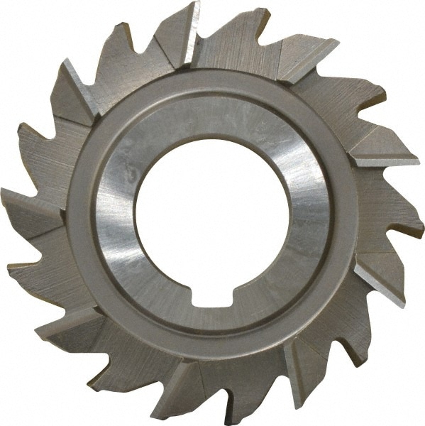 Made in USA K114 Side Milling Cutter: 2-3/4" Cutter Dia, 7/16" Cutting Width, 1" Arbor Hole, 18 Teeth Image