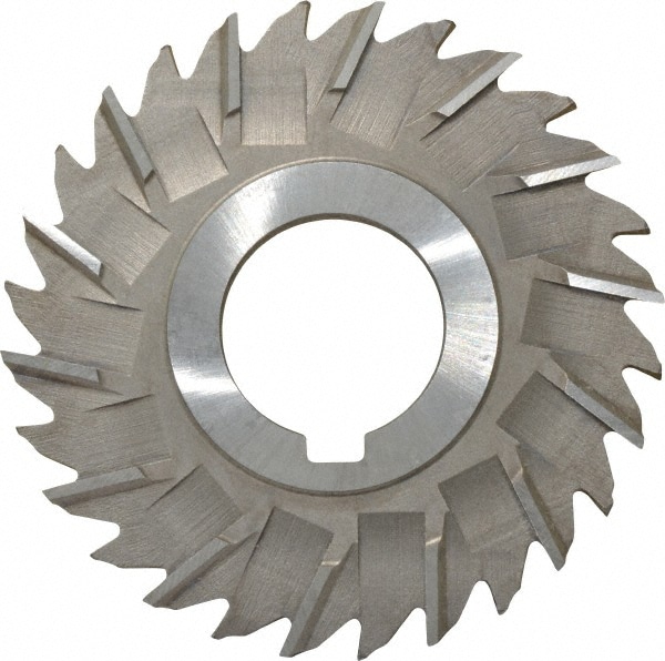 Made in USA STS3156 Side Milling Cutter: 3" Cutter Dia, 5/32" Cutting Width, 1" Arbor Hole, 28 Teeth Image