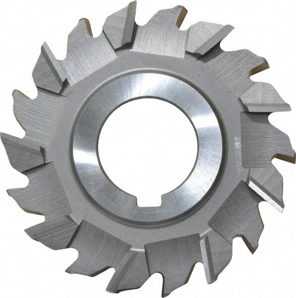 Made in USA STM3437 Side Milling Cutter: 3" Cutter Dia, 7/16" Cutting Width, 1" Arbor Hole, 18 Teeth Image