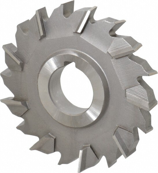 Side Milling Cutter: 3-1/2" Cutter Dia, 1/2" Cutting Width, 1" Arbor Hole, 18 Teeth