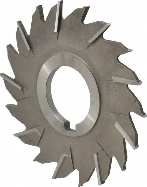 Made in USA STM4187-1 Side Milling Cutter: 4" Cutter Dia, 3/16" Cutting Width, 1-1/4" Arbor Hole, 18 Teeth Image