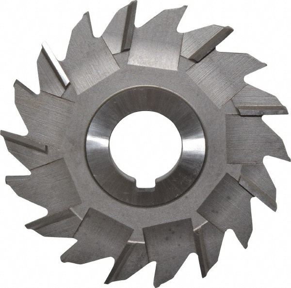 Side Milling Cutter: 4" Cutter Dia, 5/16" Cutting Width, 1" Arbor Hole, 18 Teeth