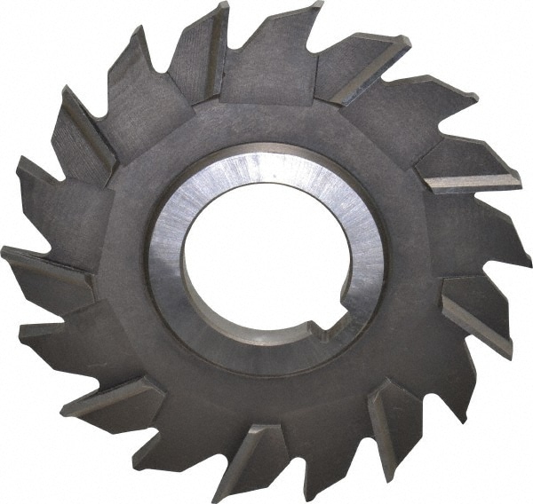 Side Milling Cutter: 4" Cutter Dia, 5/16" Cutting Width, 1-1/4" Arbor Hole, 18 Teeth
