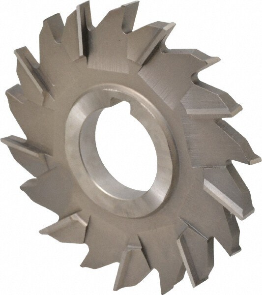 4 x 3//8 x 1/" HSS Side Milling Cutter Staggered Tooth