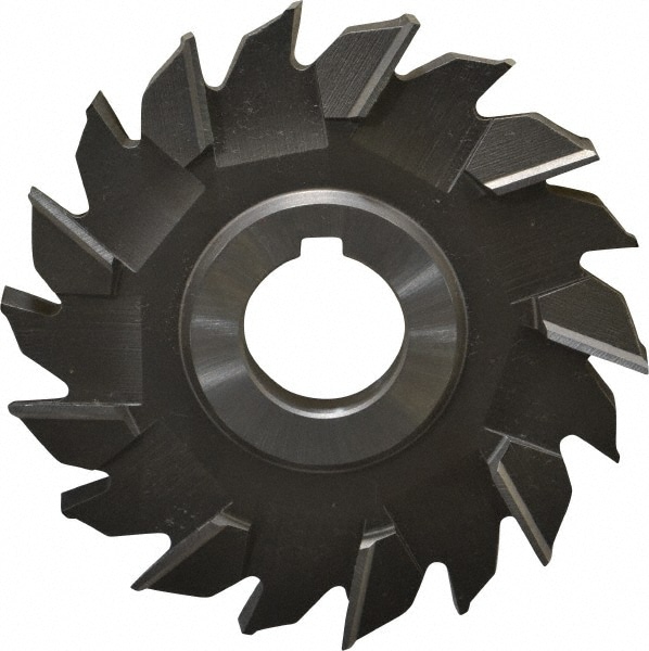 Side Milling Cutter: 4" Cutter Dia, 1/2" Cutting Width, 1" Arbor Hole, 18 Teeth