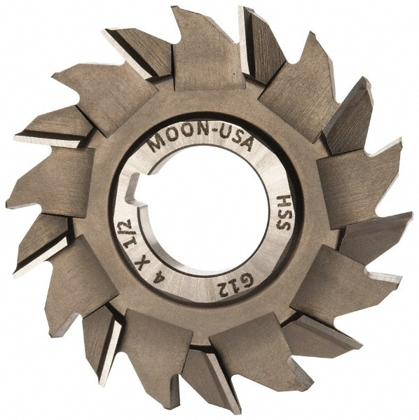 Side Milling Cutter: 4" Cutter Dia, 1/2" Cutting Width, 1-1/4" Arbor Hole, 18 Teeth
