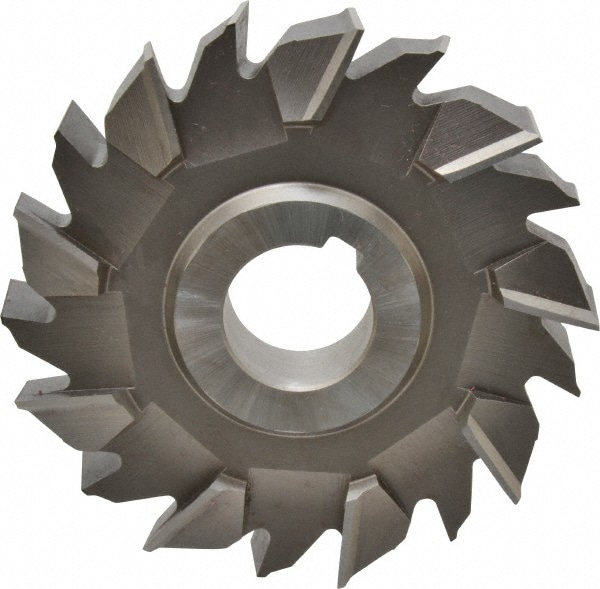 Side Milling Cutter: 4" Cutter Dia, 3/4" Cutting Width, 1" Arbor Hole, 18 Teeth