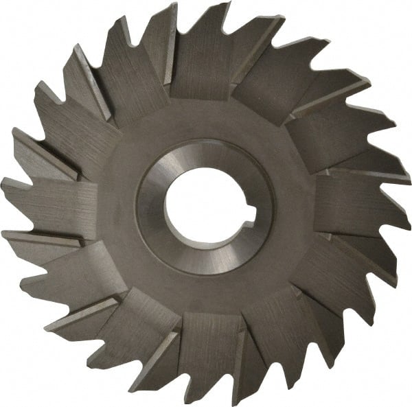 Staggered Tooth 5 x 1/2 x 1" HSS Side Milling Cutter
