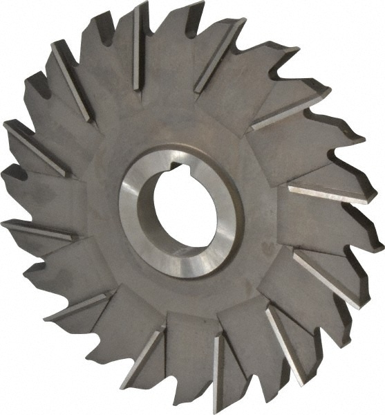 Made in USA STM6500-1 Side Milling Cutter: 6" Cutter Dia, 1/2" Cutting Width, 1-1/4" Arbor Hole, 24 Teeth Image