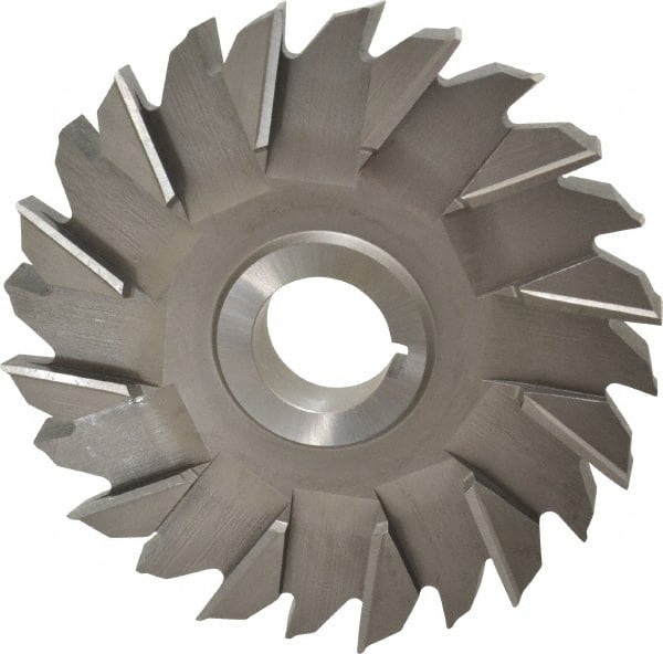 2-1/2 DIA x 1/4 Face x 7/8 Hole x 16 Teeth HSS Import Staggered Tooth Side Milling Cutter 