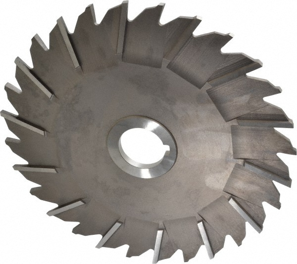 Made in USA STM8250-1 Side Milling Cutter: 8" Cutter Dia, 1/4" Cutting Width, 1-1/4" Arbor Hole, 28 Teeth Image