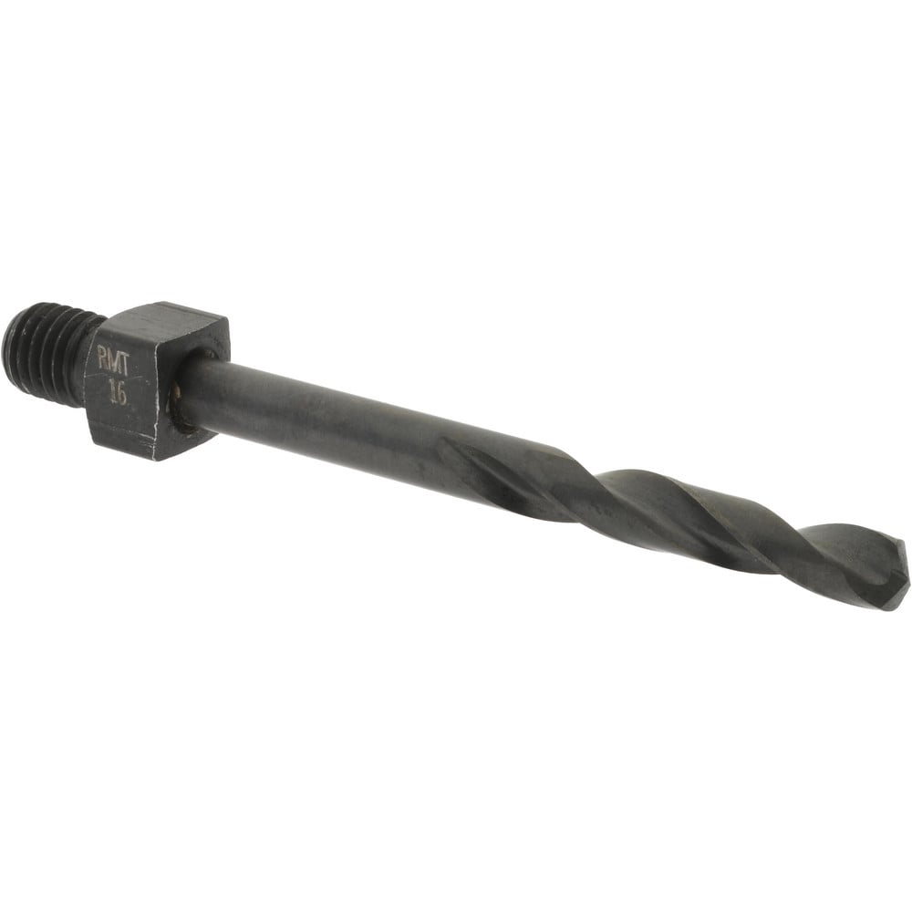 Threaded Shank Drill Bit: #16, 135 ° Point, 1/4-28 Shank, Cobalt