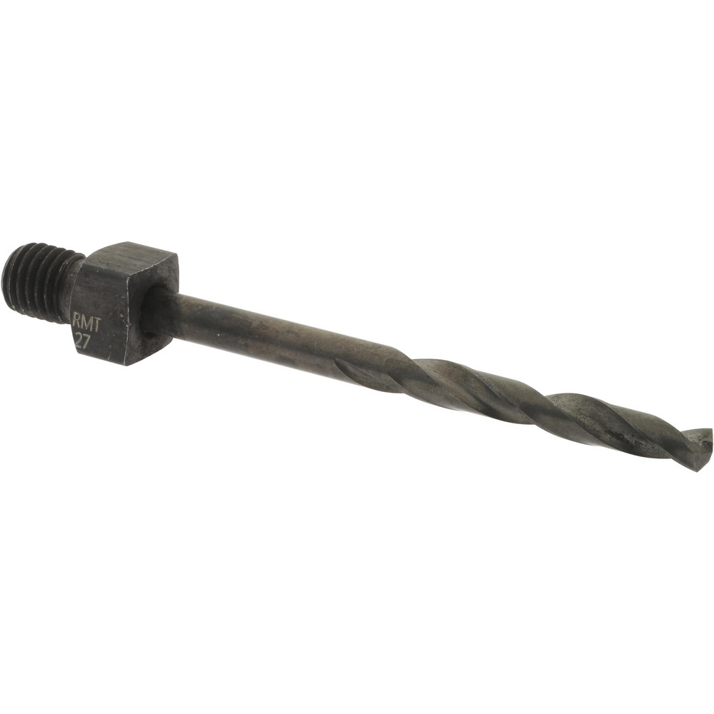 Threaded Shank Drill Bit: #27, 135 ° Point, 1/4-28 Shank, Cobalt