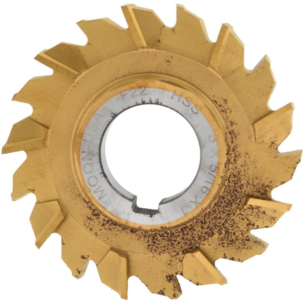 Side Milling Cutter: 3" Cutter Dia, 5/16" Cutting Width, 1" Arbor Hole, 18 Teeth