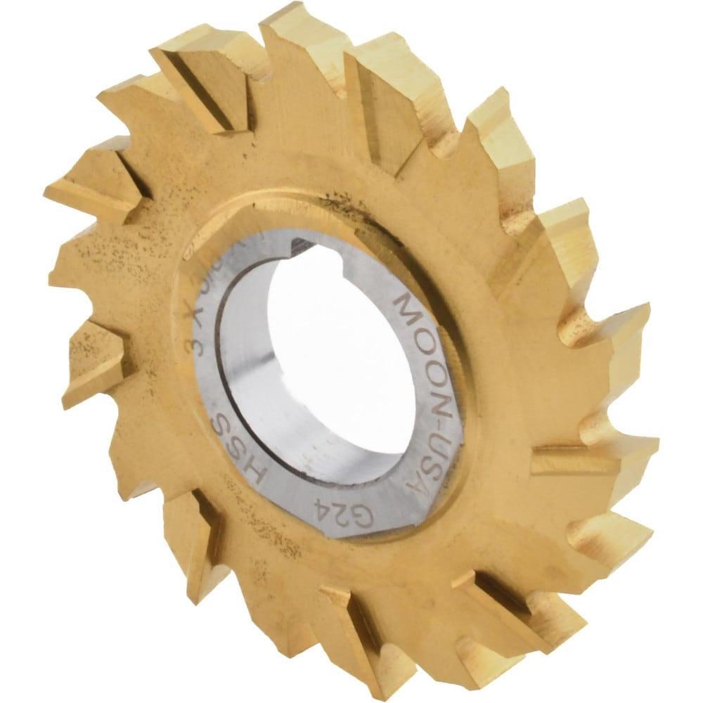 Side Milling Cutter: 3" Cutter Dia, 3/8" Cutting Width, 1" Arbor Hole, 18 Teeth