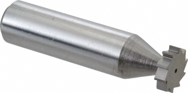 Made in USA 404 Woodruff Keyseat Cutter: 0.5" Cut Dia, 0.125" Cut Width, 1/2" Shank Dia, Straight Tooth Image