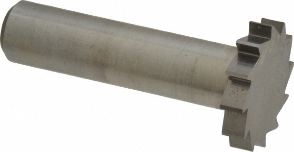 Made in USA 608 Woodruff Keyseat Cutter: 1" Cut Dia, 0.1875" Cut Width, 1/2" Shank Dia, Straight Tooth Image