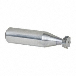 Made in USA 403 Woodruff Keyseat Cutter: 0.375" Cut Dia, 0.125" Cut Width, 1/2" Shank Dia, Straight Tooth Image
