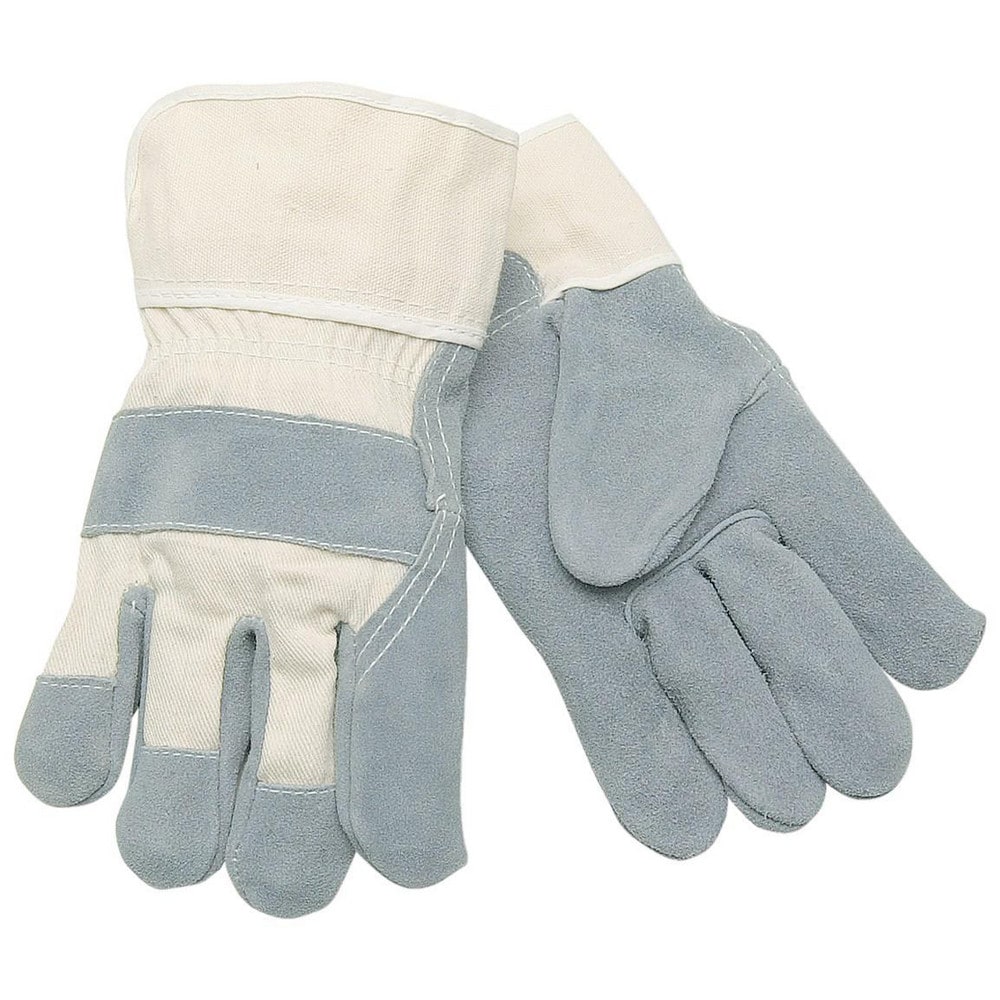 MCR Safety 1400XL Leather Gloves, Gray, XL, PR