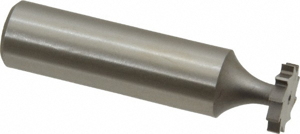 Made in USA KY375 Woodruff Keyseat Cutter: 0.5" Cut Dia, 0.0938" Cut Width, 1/2" Shank Dia, Straight Tooth Image