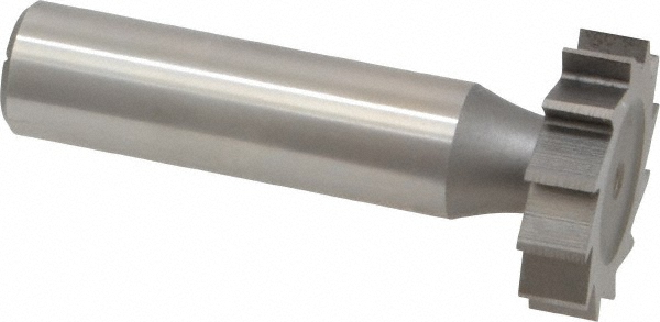Made in USA KY850 Woodruff Keyseat Cutter: 1" Cut Dia, 0.25" Cut Width, 1/2" Shank Dia, Straight Tooth Image