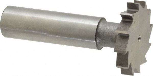 Made in USA KY800 Woodruff Keyseat Cutter: 1.125" Cut Dia, 0.1875" Cut Width, 1/2" Shank Dia, Straight Tooth Image