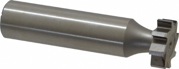 Made in USA KY525 Woodruff Keyseat Cutter: 0.625" Cut Dia, 0.1875" Cut Width, 1/2" Shank Dia, Straight Tooth Image