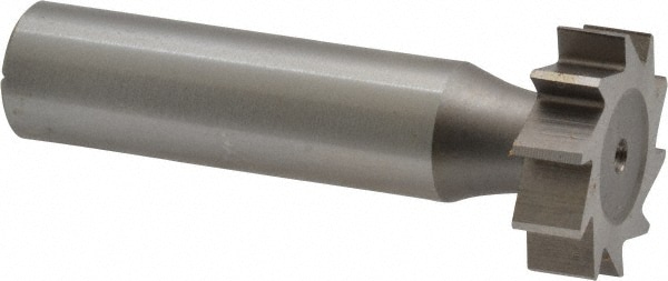 Made in USA KY825 Woodruff Keyseat Cutter: 0.875" Cut Dia, 0.25" Cut Width, 1/2" Shank Dia, Straight Tooth Image